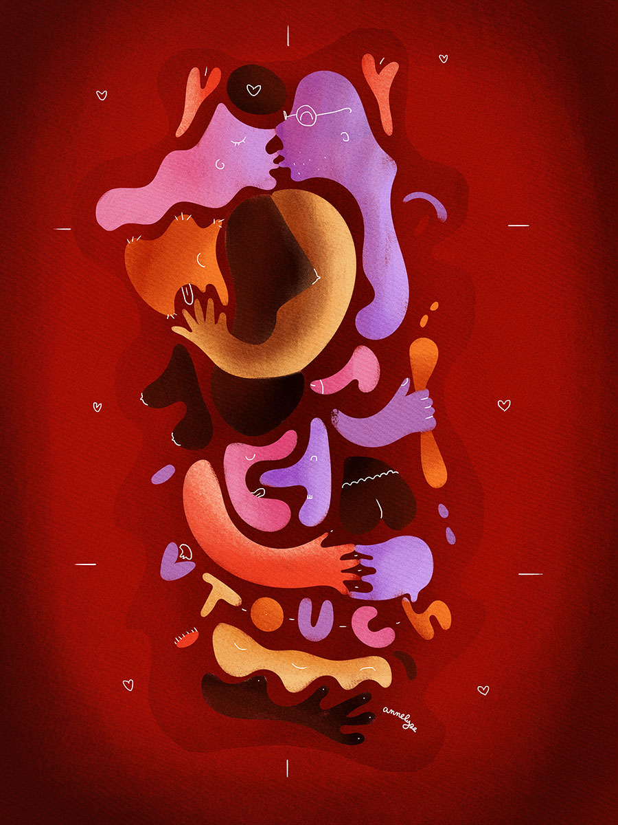 Illustration "Je t'aime" par annelyse