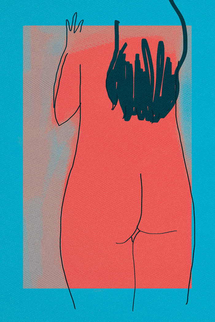 Illustration "Femme de dos" par Annelyse